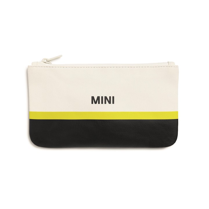 Mini bolsa con cremallera MINI Blanca y Negra