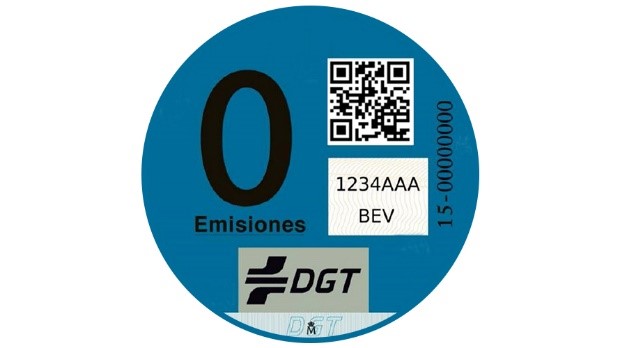 Etiqueta DGT emisiones 0